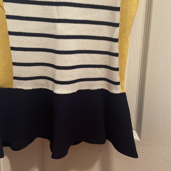 Stripe peplum top - Picture 2 of 2